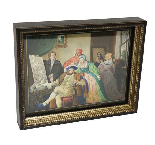 A Superb Quality Water Colour Of Henry VIII By A Suchdore