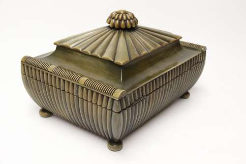 An Exceptional Indian Raj Period Carved Horn Workbox