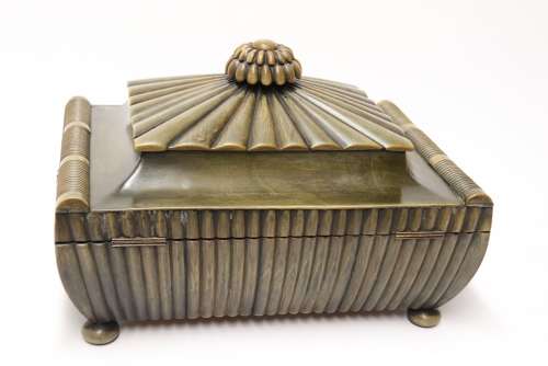 An Exceptional Indian Raj Period Carved Horn Workbox