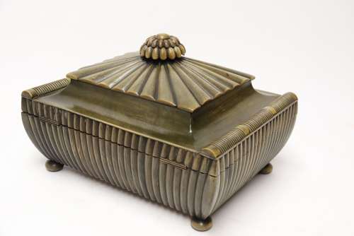 An Exceptional Indian Raj Period Carved Horn Workbox