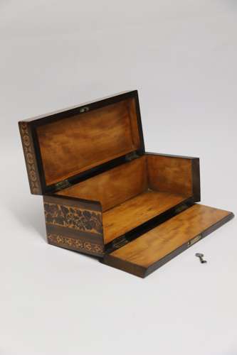 A Most Impressive Fine 19th Tunbridge Ware Box, English C1860