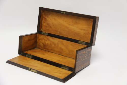 A Most Impressive Fine 19th Tunbridge Ware Box, English C1860