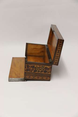 A Most Impressive Fine 19th Tunbridge Ware Box, English C1860