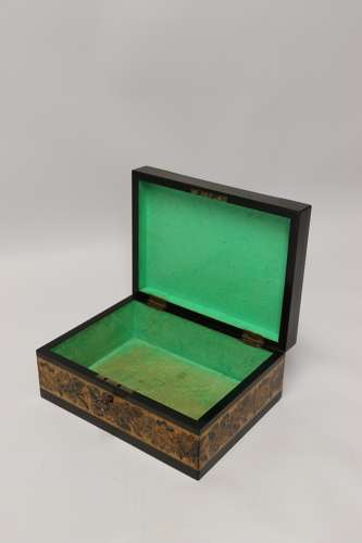 A Superb Labelled Tunbridge Ware Jewel Box