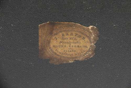 A Superb Labelled Tunbridge Ware Jewel Box