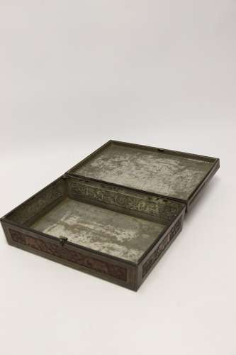 A Rare English 19th Century  Huntley And Palmers Biscuit Tin.