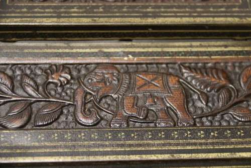 A Rare English 19th Century  Huntley And Palmers Biscuit Tin.