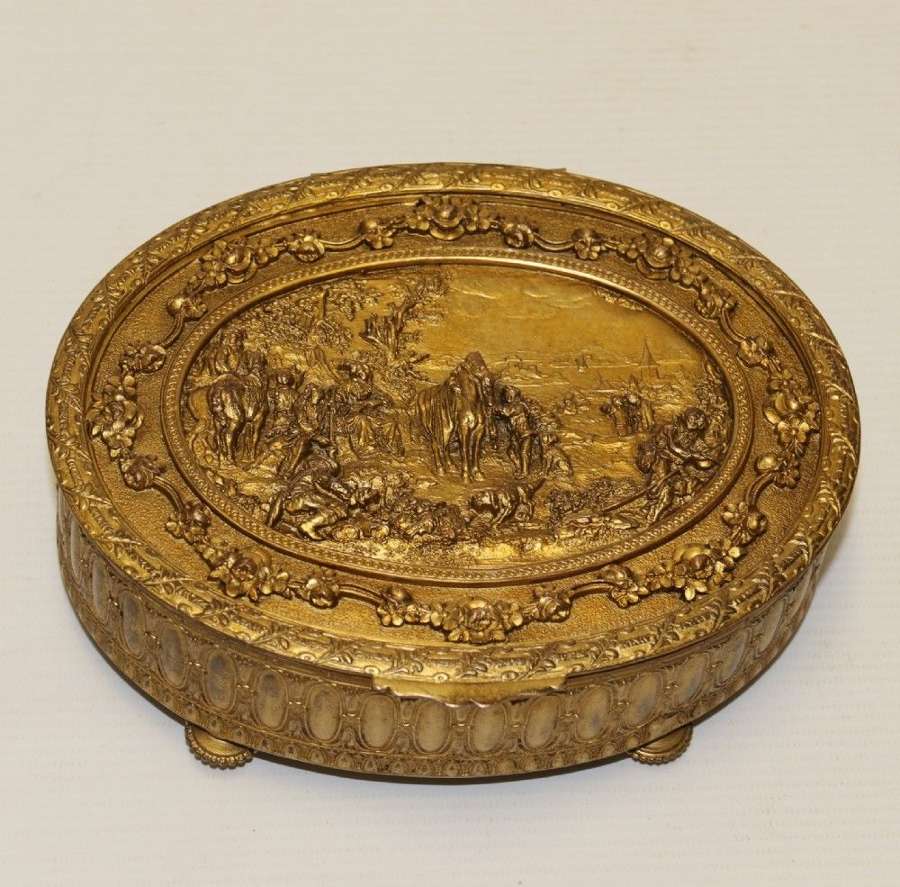 A Fine French Gilt Brass Jewellerybbox