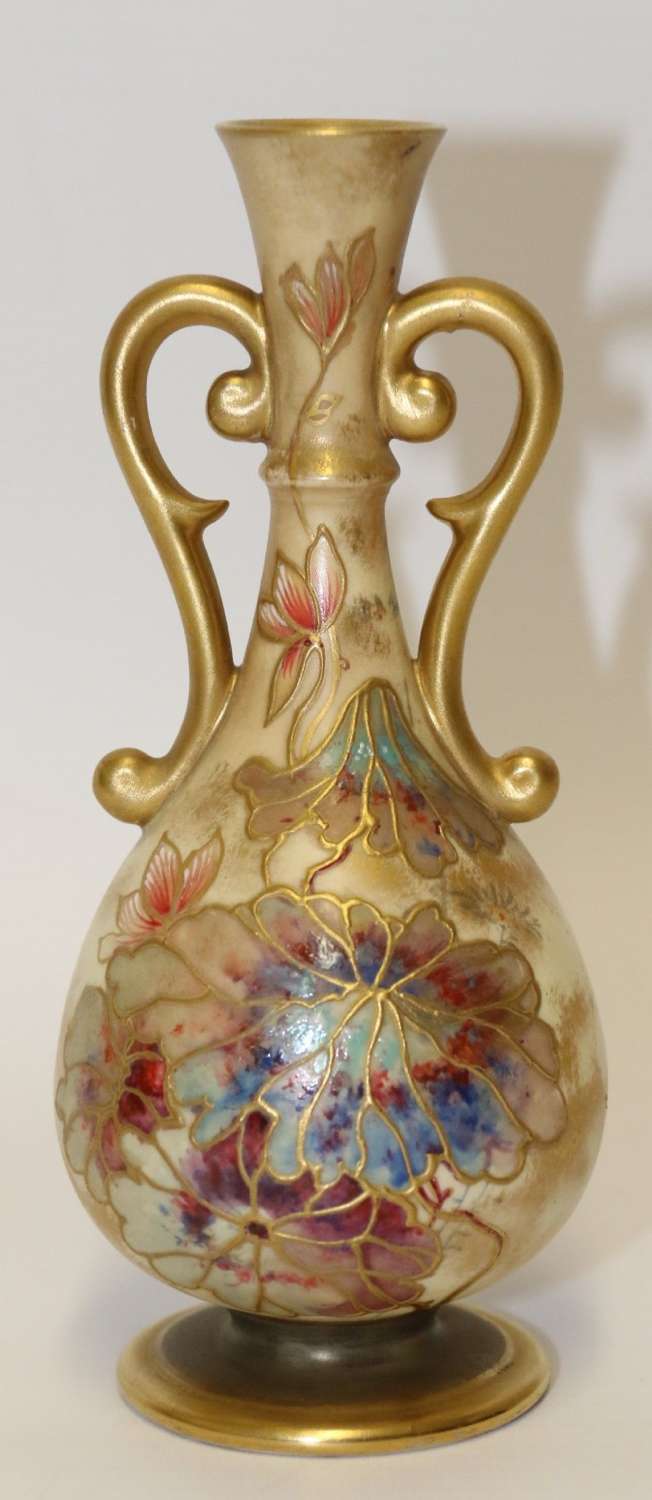 A Beautiful Late 19th C Doulton Burslem Vase