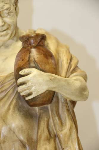 A Large Goldscheider Pottery Classical Roman Figure