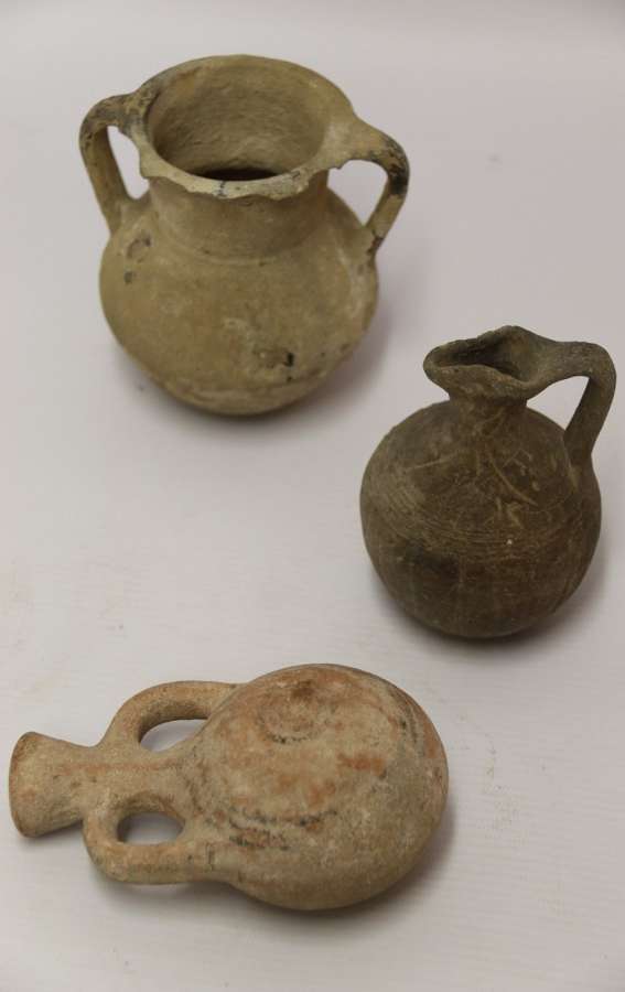 A Collection Of Three Antiquities From Early Greece