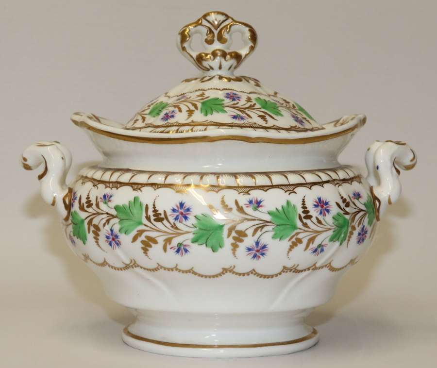 An Early 19th Century Spode Felspar Porcelain Sucrier