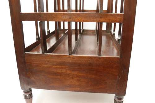 An English George III Mahogany Canterbury.