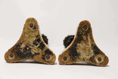 A Superb Pair Of Early 19th C French Empire Bronze Candlesticks