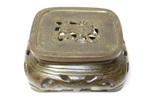 Impressive Chinese Bronze Censer 19th Century
