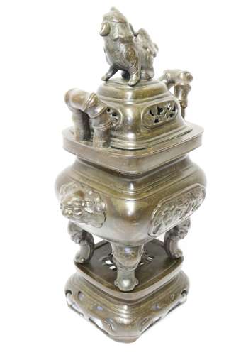 Impressive Chinese Bronze Censer 19th Century
