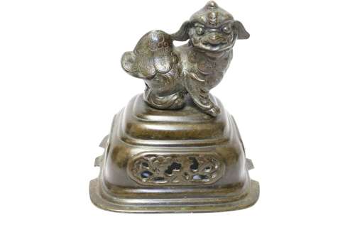 Impressive Chinese Bronze Censer 19th Century