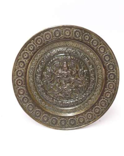 A 19th C Indian Raj Period Plaque