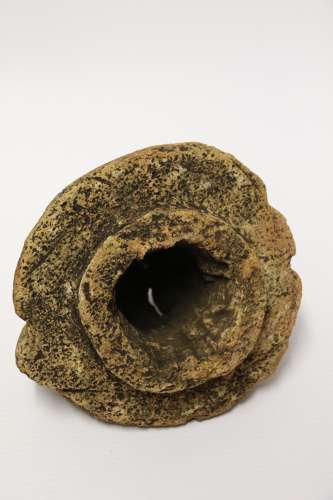 An Ancient Carved Limestone Nomoli Figurative Pot From The Mende Peopl