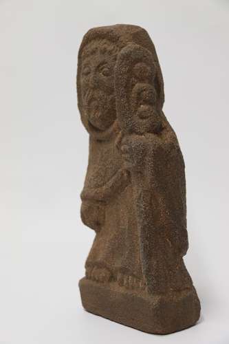 A Primitive Carved Sandstone Celtic Style Figure