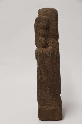 A Primitive Carved Sandstone Celtic Style Figure