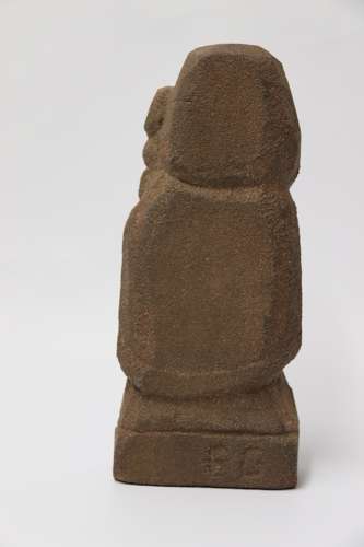 A Primitive Carved Sandstone Celtic Style Figure