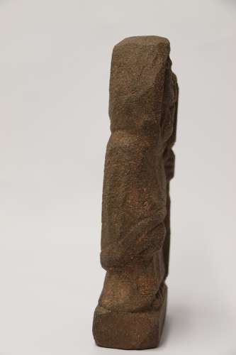 A Primitive Carved Sandstone Celtic Style Figure