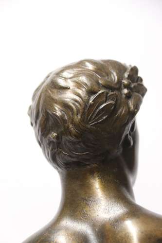 A Fine Large Spelter Study Of A Blacksmith By C.H Perron