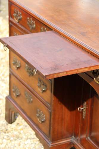 An 18th century small Irish mahogany library cabinet circa 1750