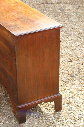 An 18th century small Irish mahogany library cabinet circa 1750