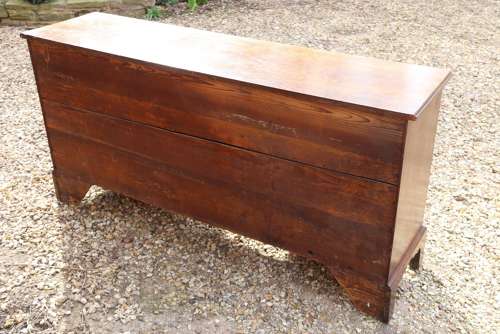 An 18th century small Irish mahogany library cabinet circa 1750