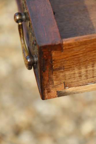 An 18th century small Irish mahogany library cabinet circa 1750