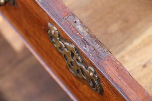 An 18th century small Irish mahogany library cabinet circa 1750