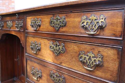 An 18th century small Irish mahogany library cabinet circa 1750