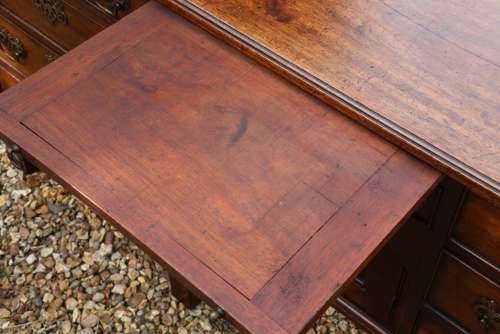 An 18th century small Irish mahogany library cabinet circa 1750