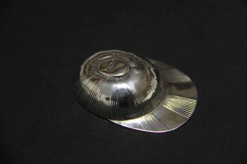 A Rare Silver Tea Caddy Spoon In The Form Of A Jockey Cap