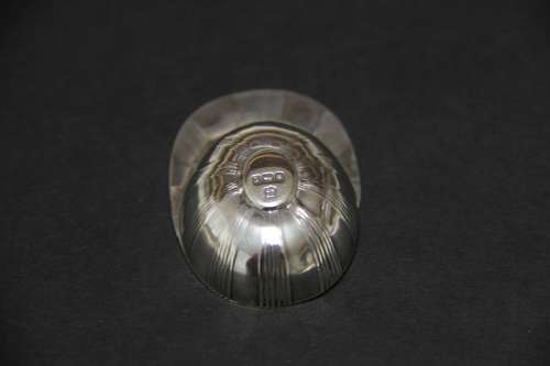 A Rare Silver Tea Caddy Spoon In The Form Of A Jockey Cap