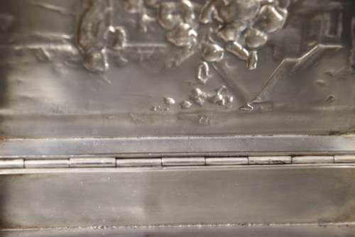 Early 19th century silver box, made in the Netherlands, circa 1820