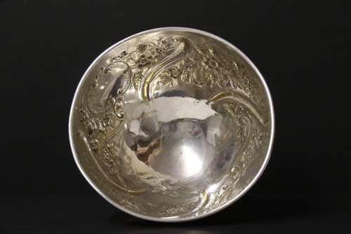 19th c elegant silver bowl by Edward Barnard & Sons London 1897-8
