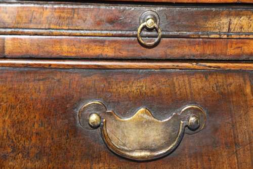 A Rare Early Georgian Walnut Writing Table