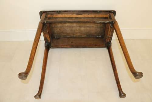A Rare Early Georgian Walnut Writing Table