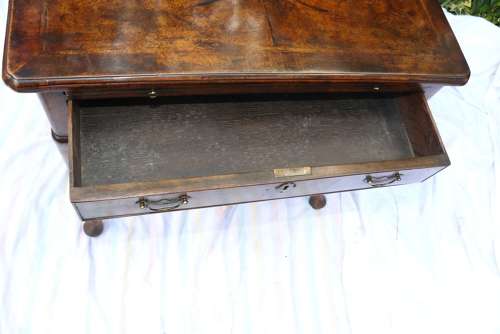 A Rare Early Georgian Walnut Writing Table