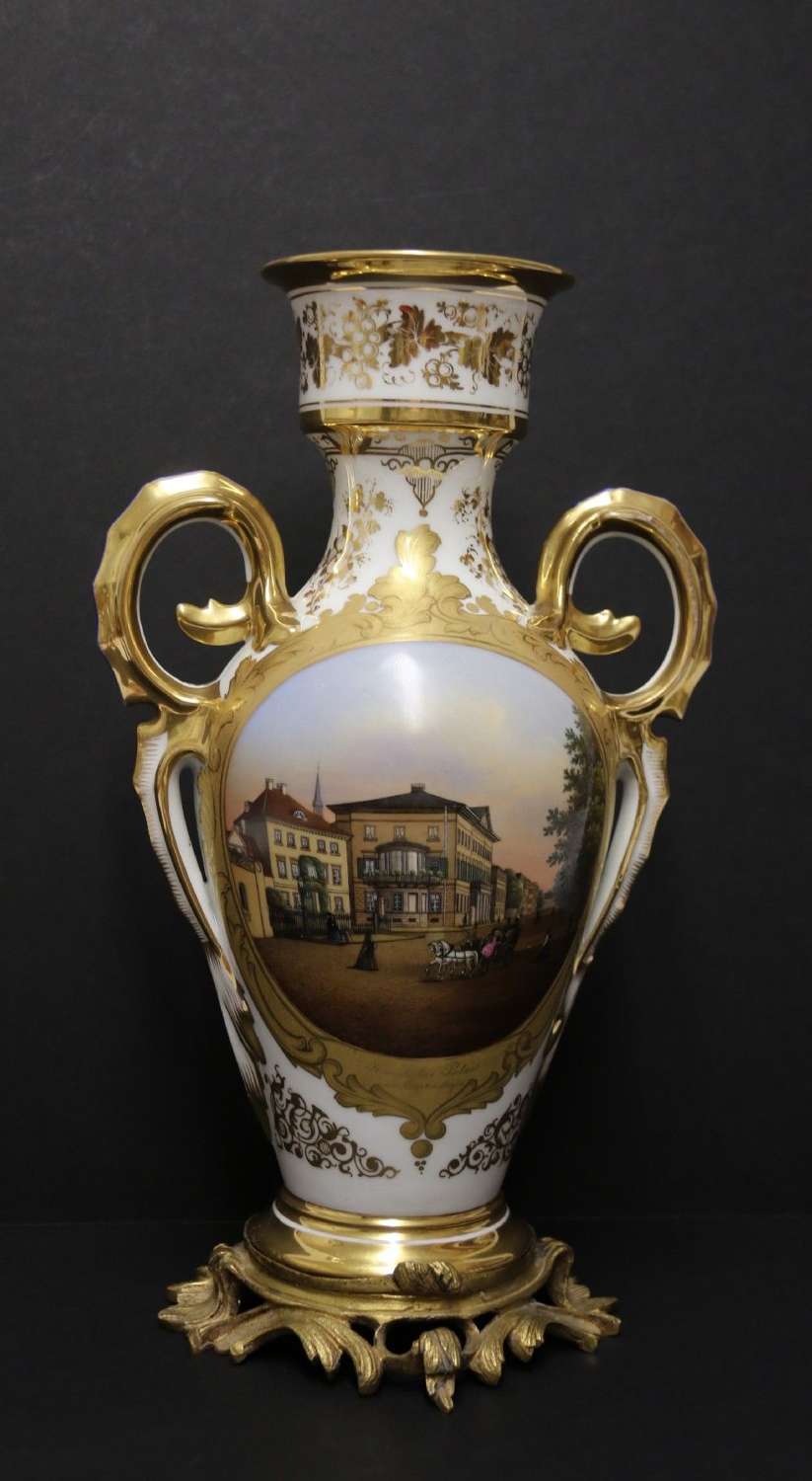 A Magnificent 19th Century Porcelain Vase By Thun Of Austria, C1850