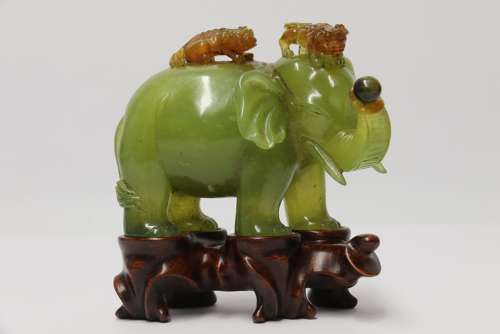 A Fine Chinese Carved Hardstone Study Of A Elephant
a Fine Chinese Carved Hardstone Study Of A Elephant
a Fine Chinese Carved Hardstone Study Of A Elephant