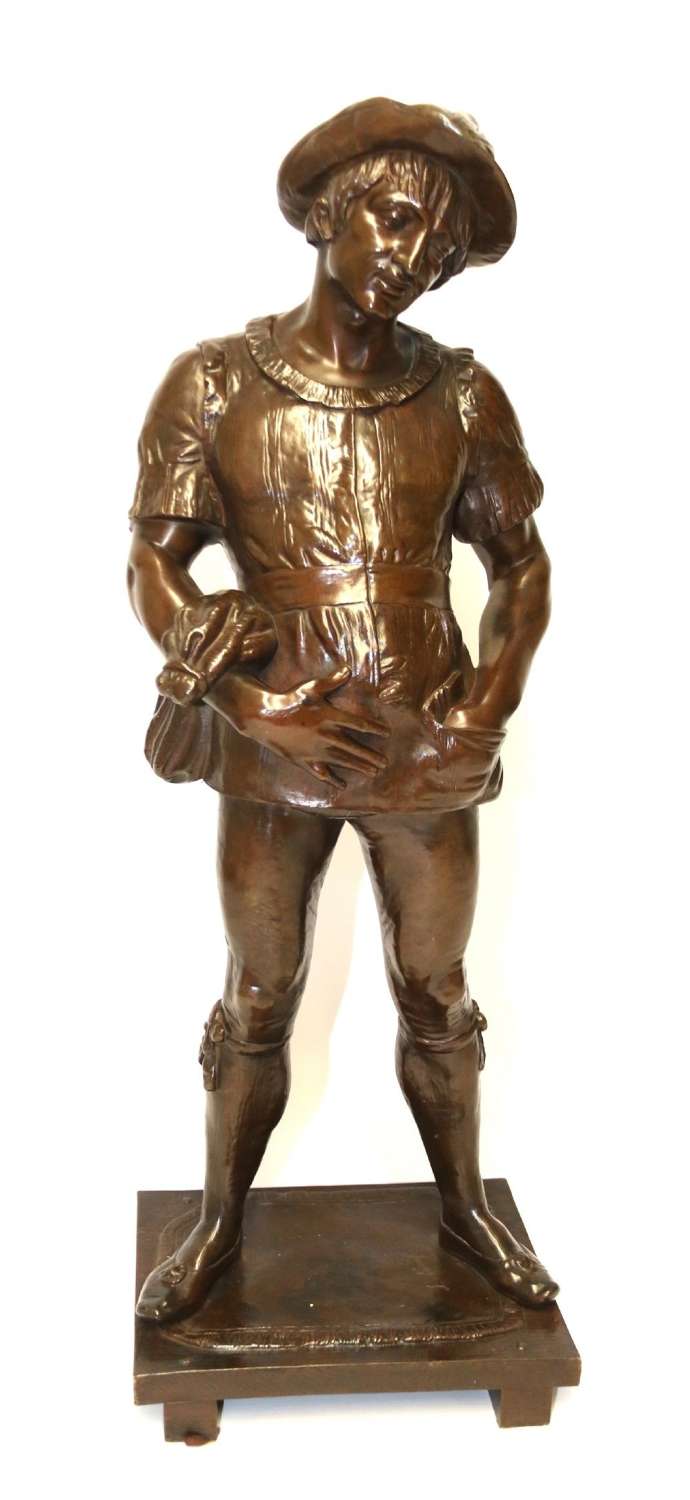 19th Century Bronze Of Robin Hood By Louis Joseph Le Boeuf