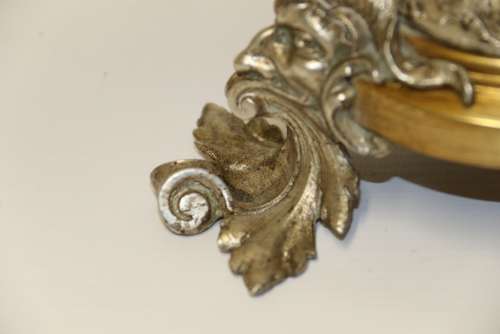 A Fine Silver And Gilt Bronze Table Centre Piece In The Form Of A Gondola