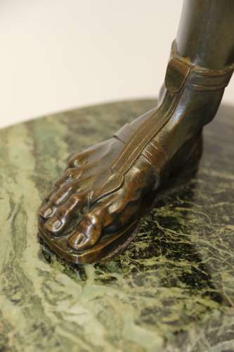 A Large Italian Grand Tour Bronze Sculpture Of The Greek God Prometheus.