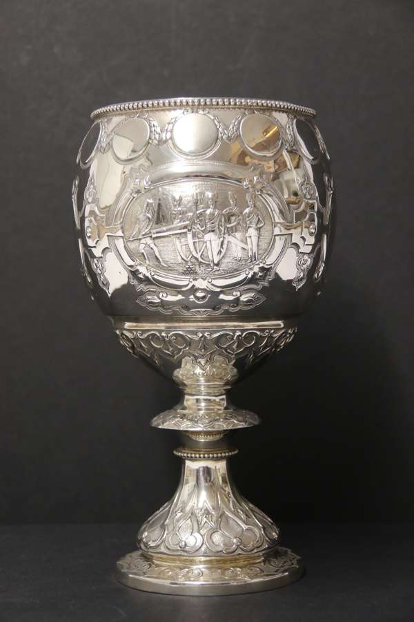 A Rare Silver Mid-19th Century Cornish Military Trophy