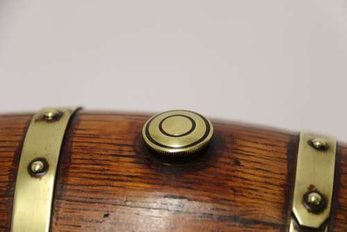 English Oak Miniature Brandy Cask