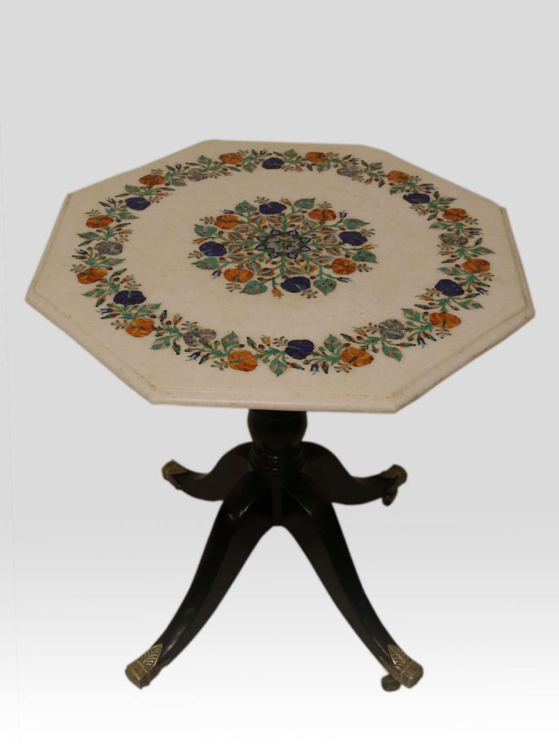 Exquisite Pietra Dura Marble Topped Table